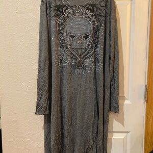Harley-Davidson Charcoal Skull Dress